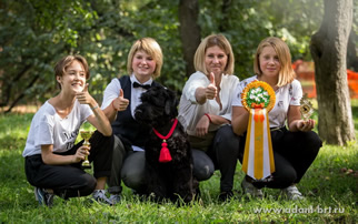 Adam Racy Style CHERNAYA ZHEMCHUZHINA - THE BEST BABY OF THE BRT BREED NATIONAL CLUB CHAMPIONSHIP!