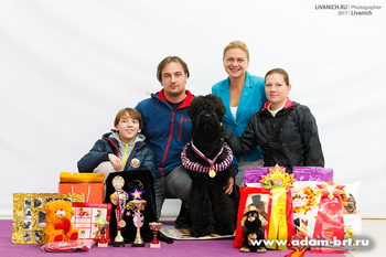 Adam Racy Style HARTIA - BEST PUPPY OF BREED BLACK RUSSIAN TERRIER!